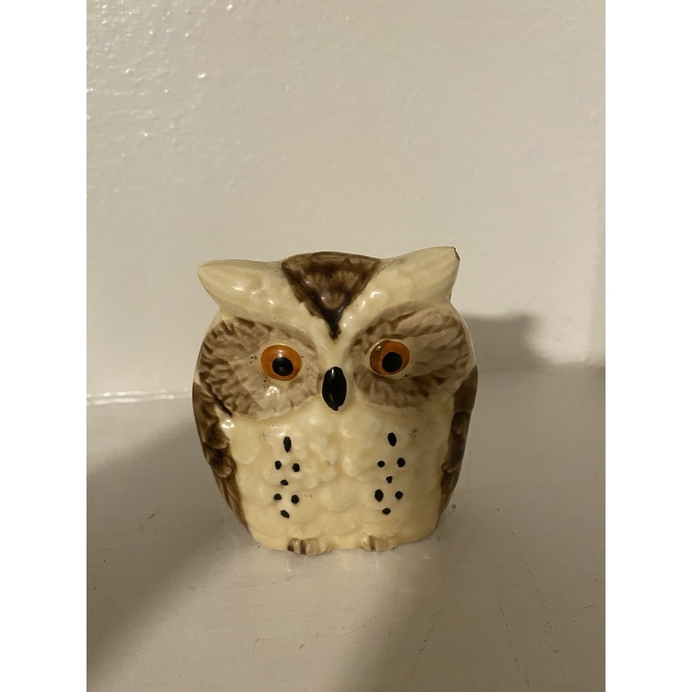 Vintage Kitschy Ceramic Owl Napkin/‎ Mail Holder  Made In Japan